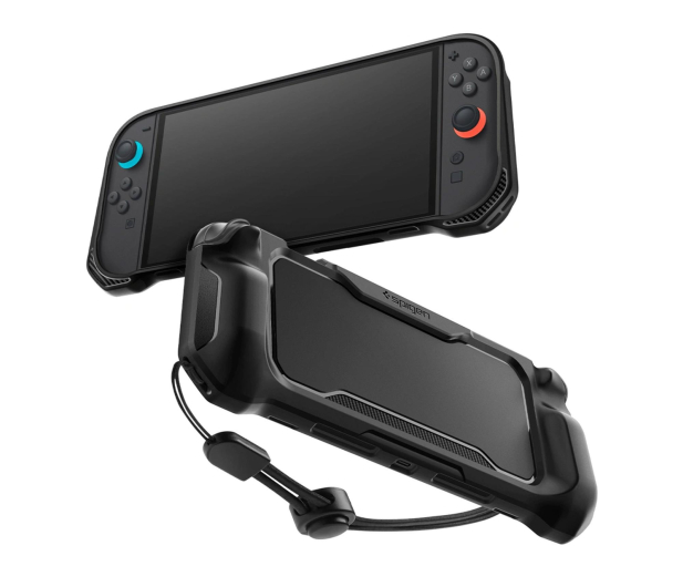 Spigen Rugged Armor Nintendo Switch 2 Matte Black - 1346104 - zdjęcie